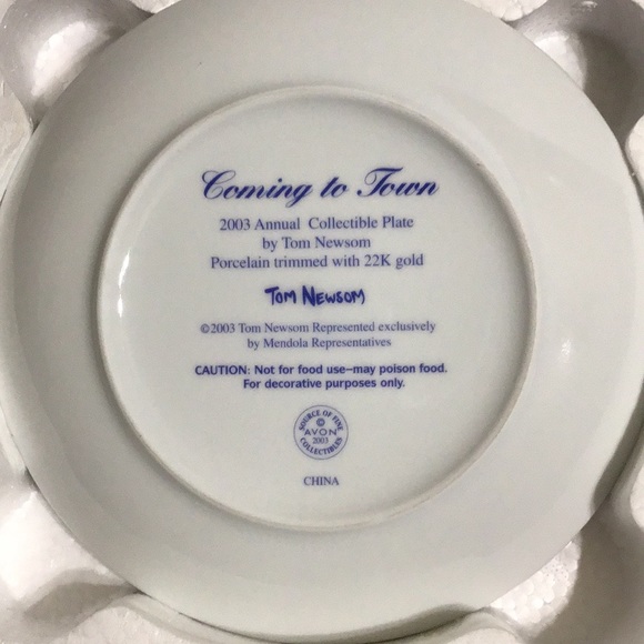 Avon Collectible Plate - Picture 2 of 2